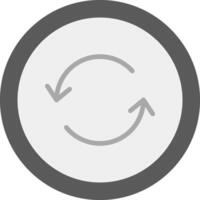 Refresh Icon Design Symbol vector