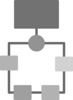 Flowchart Icon Design Symbol vector