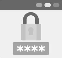 Password Icon Design Symbol vector