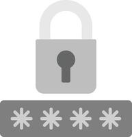 Locked Icon Design Symbol vector
