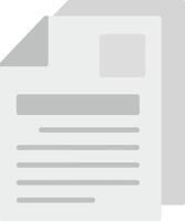 Document Icon Design Symbol vector