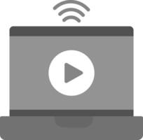 Online Streaming Icon Design Symbol vector