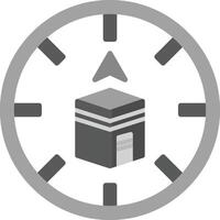 Qibla Icon Design Symbol vector