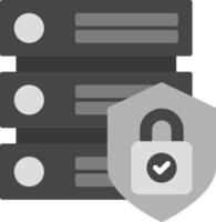 Database Icon Design Symbol vector