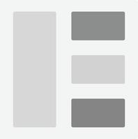 Grid Icon Design Symbol vector