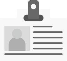 Id Card Icon Design Symbol vector