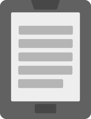 Ebook Icon Design Symbol