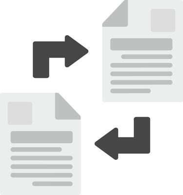 Data Transfer Icon Design Symbol