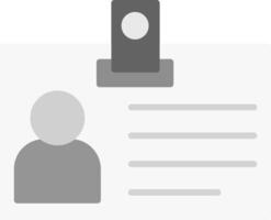 Identification Card Icon Design Symbol vector