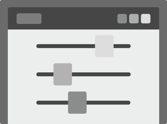 Control Icon Design Symbol