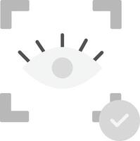 Eye Recognition Icon Design Symbol vector