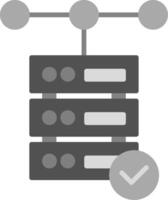 Database Icon Design Symbol vector