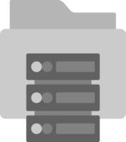 Data Storage Icon Design Symbol vector