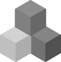 Cubes Icon Design Symbol vector