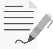 Contract Icon Design Symbol vector
