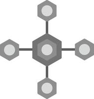 Biomolecular Icon Design Symbol vector