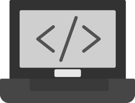 Coding Icon Design Symbol vector