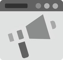 Advertising Icon Design Symbol vector