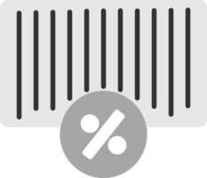 Barcode Icon Design Symbol vector