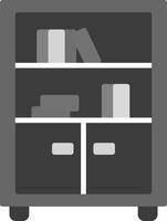 Bookshelf Icon Design Symbol vector