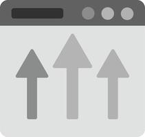 Above The Fold Icon Design Symbol vector