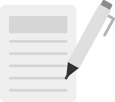 Writing Icon Design Symbol vector