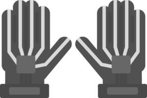 Wired Gloves Icon Design Symbol vector