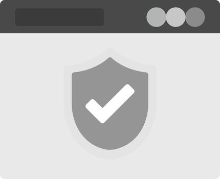 web seguridad icono diseño símbolo vector