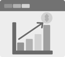 Stock Market Icon Design Symbol vector