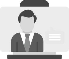 Virtual Assistant Icon Design Symbol vector