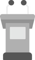 Tribune Icon Design Symbol vector