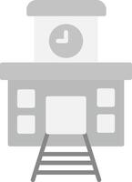 Train Station Icon Design Symbol vector