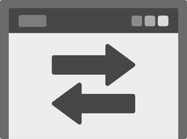 Transfer Data Icon Design Symbol vector