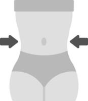 Waist Icon Design Symbol vector