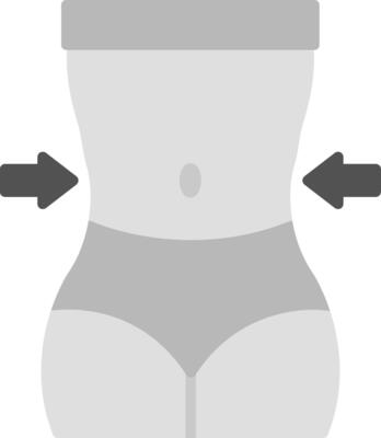 Waist Icon Design Symbol