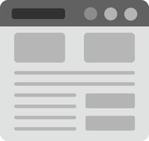 Landing Page Icon Design Symbol vector