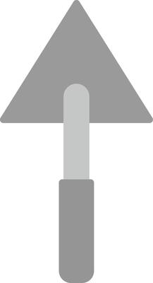 Triangular Shovel Icon Design Symbol