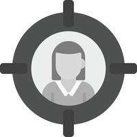 Target Icon Design Symbol vector