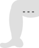Thighs Icon Design Symbol vector