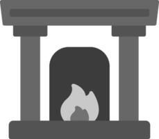 Fireplace Icon Design Symbol vector
