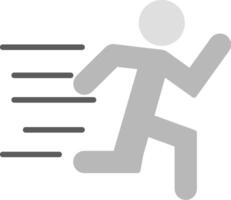 Running Icon Design Symbol vector