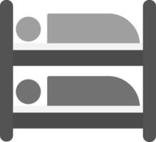 Bunk Bed Icon Design Symbol vector