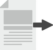 Document Icon Design Symbol vector