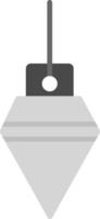 Plumb Bob Icon Design Symbol vector