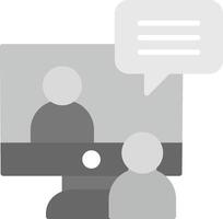 Online Interview Icon Design Symbol vector