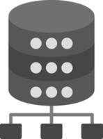 Database Icon Design Symbol vector