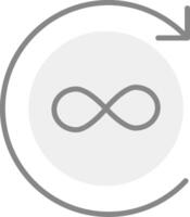Infinite Icon Design Symbol vector