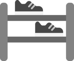 Shoe Rack Icon Design Symbol vector