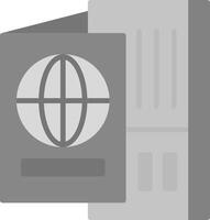 Passport Icon Design Symbol vector