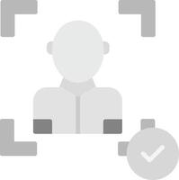 Face Scan Icon Design Symbol vector